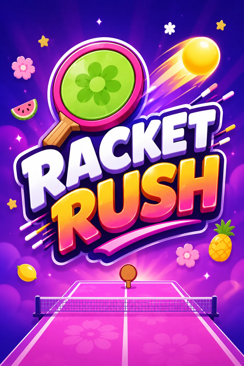 Racket Rush official portfolio cover